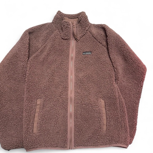 Columbia Jackets & Blazers - Columbia Taupe Sherpa Fleece Jacket